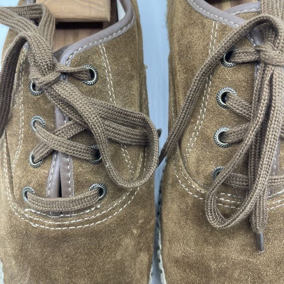 Geox Respira Brown‎ Suede Lace-up - Picture 6 of 11